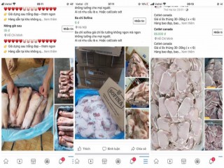 Thịt lợn giá rẻ tràn lan khắp 'chợ mạng'